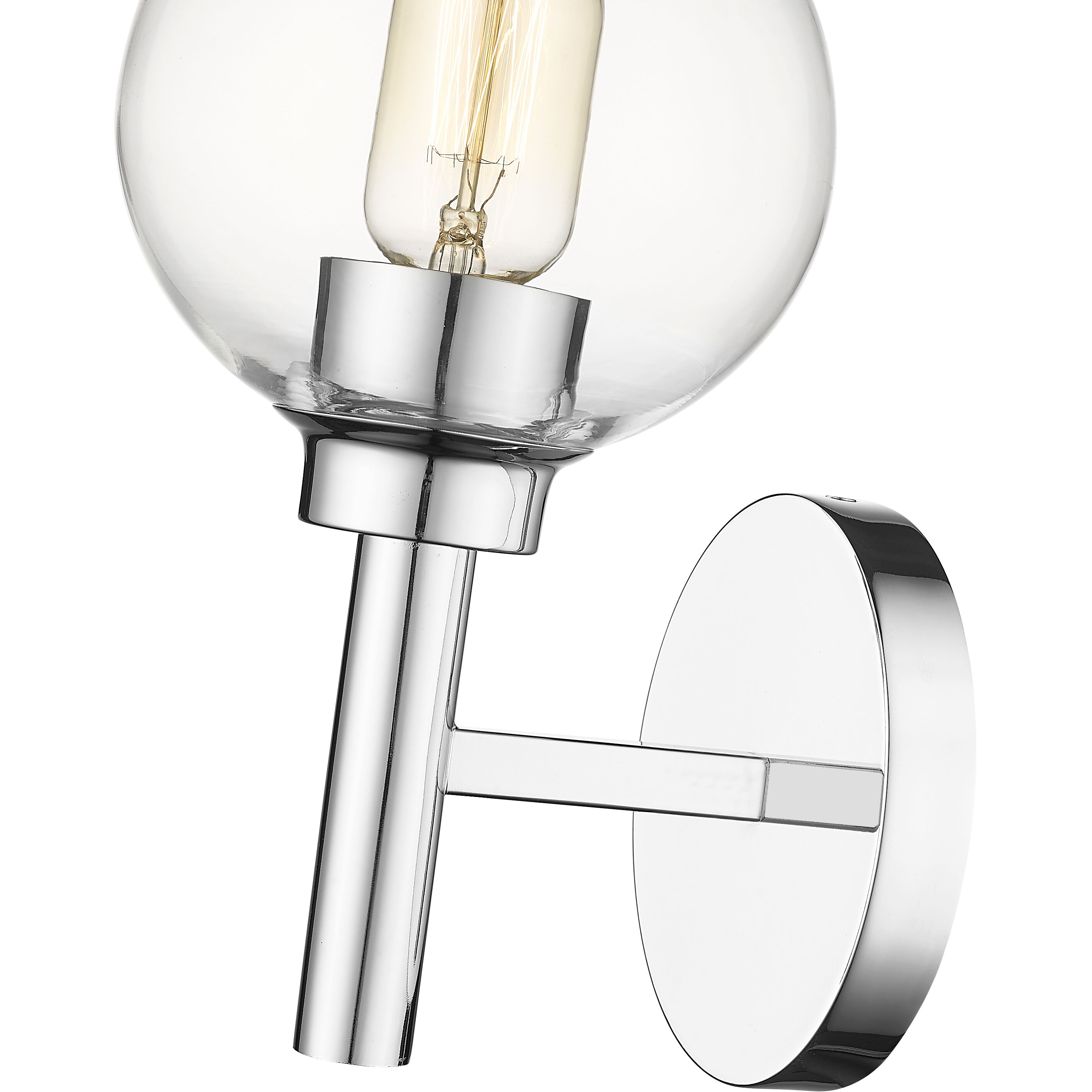 Sutton 1 Light 6 inch Chrome Wall Sconce Wall Light