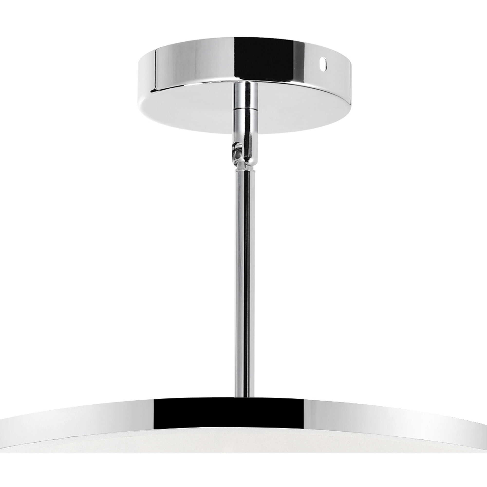 Franca 8 Light 22 inch Chrome Drum Shade Chandelier Ceiling Light in Black