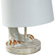 Malta 23 inch 60.00 watt White Table Lamp Portable Light