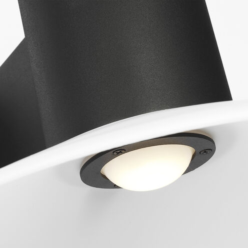 Barbara Barry Focal LED 7 inch Textured Black Outdoor Sconce