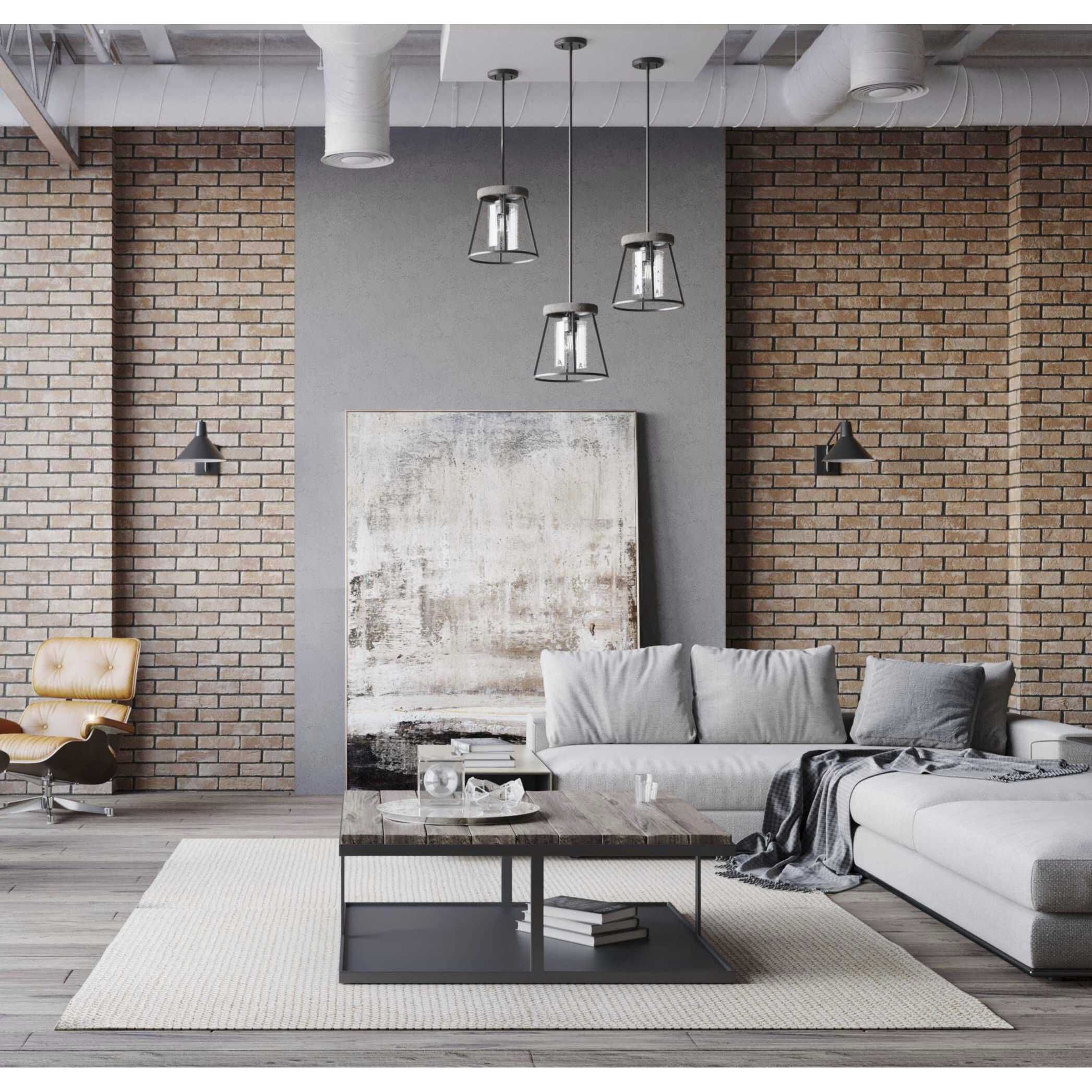 Laramie 1 Light 12 inch Matte Black Pendant Ceiling Light, Design Series