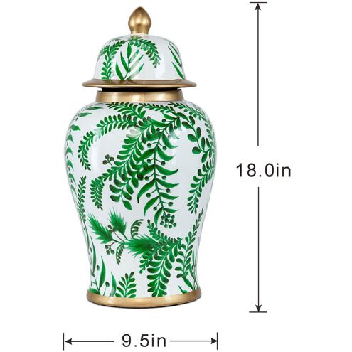 Leafy 18 X 9 inch Ginger Jar