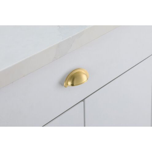 Claude Brushed Gold Hardware Drawer Pull, Set of 10