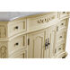 Danville 48 X 21 X 36 inch Light Antique Beige Vanity Sink Set