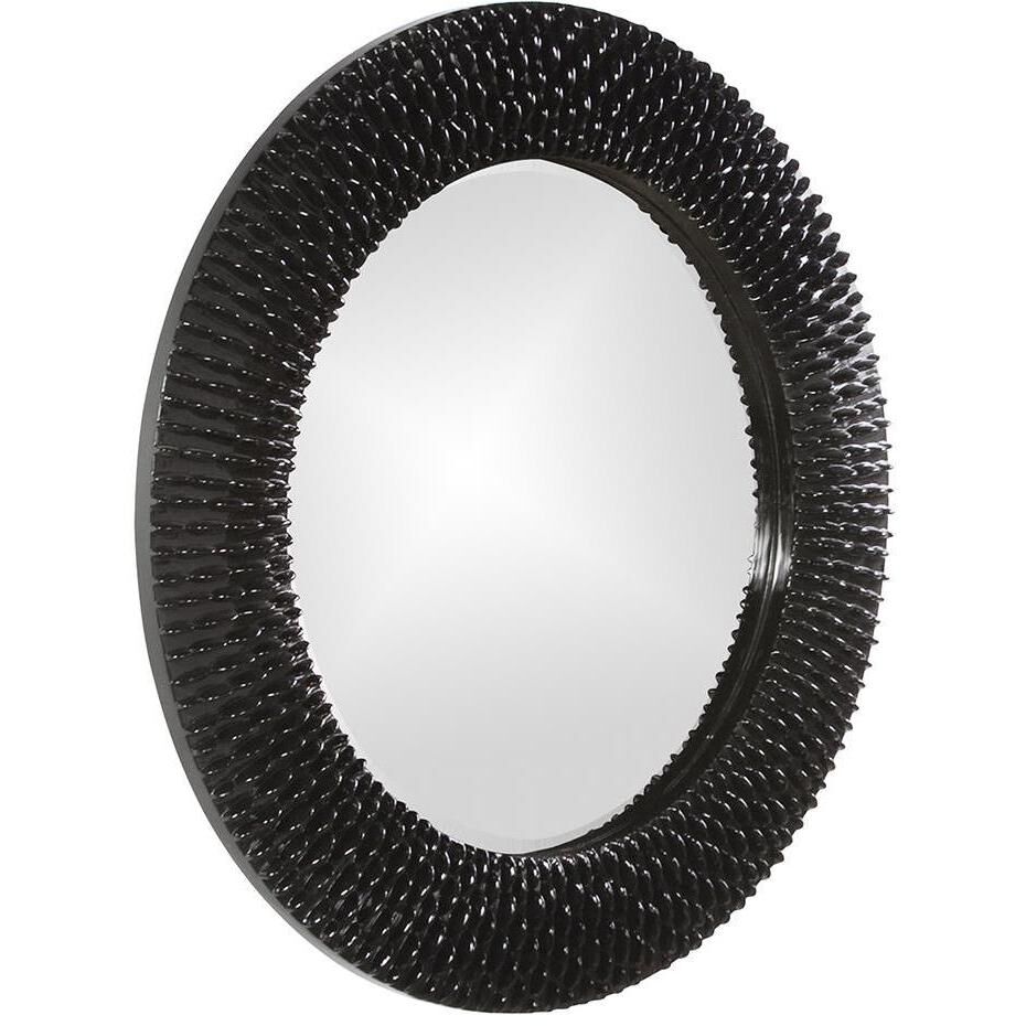 Bergman 32 X 32 inch Glossy Black Wall Mirror 