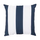 Binghamton 26 X 26 inch Navy and Ivory Outdoor Throw Pillow