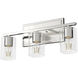 Kerrison 3 Light 21 inch Brushed Nickel Vanity Light Wall Light