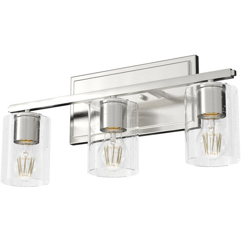 Kerrison 3 Light 21 inch Brushed Nickel Vanity Light Wall Light