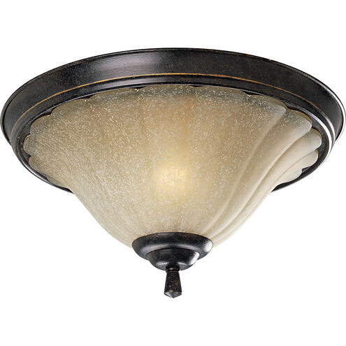 Le Jardin 2 Light 15 inch Espresso Close-to-Ceiling Ceiling Light
