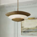 Solara 5 Light 31.5 inch Legacy Brass Pendant Ceiling Light