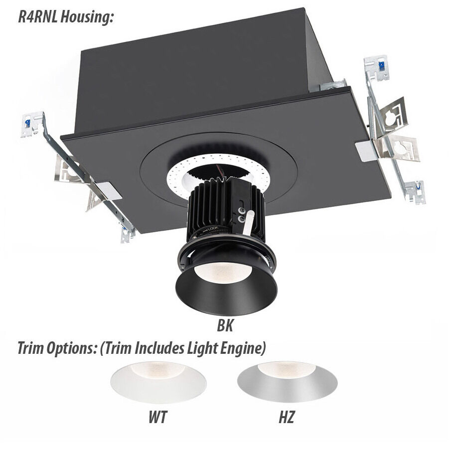 Volta LED White Recessed Lighting in Wide, 90, 3000K