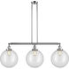 Franklin Restoration XX-Large Beacon LED 44 inch Polished Chrome Island Light Ceiling Light in Clear Glass, Franklin Restoration