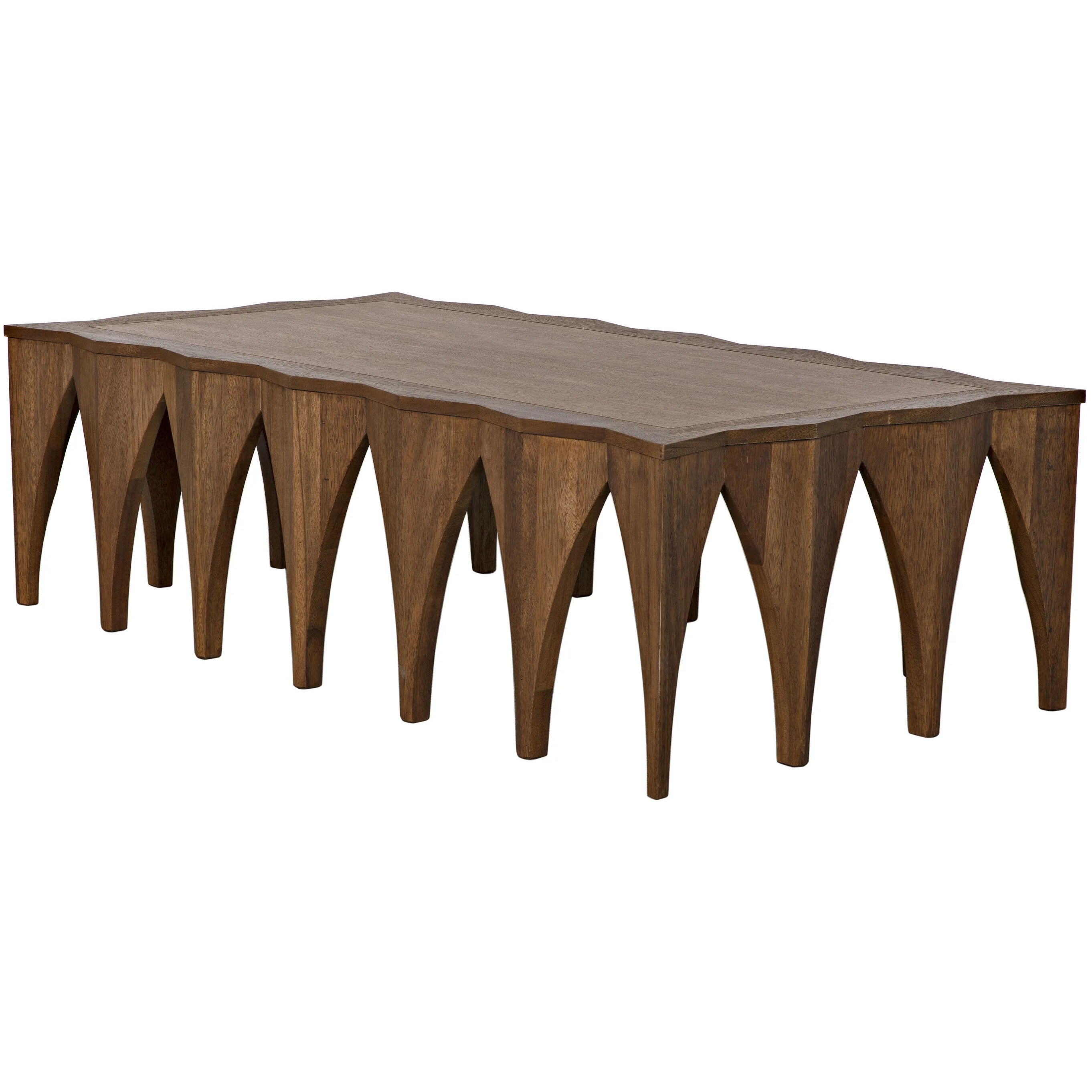 Zelenko 62 X 32 inch Dark Walnut Coffee Table