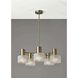 Rhodes 5 Light 25 inch Antique Brass Chandelier Ceiling Light