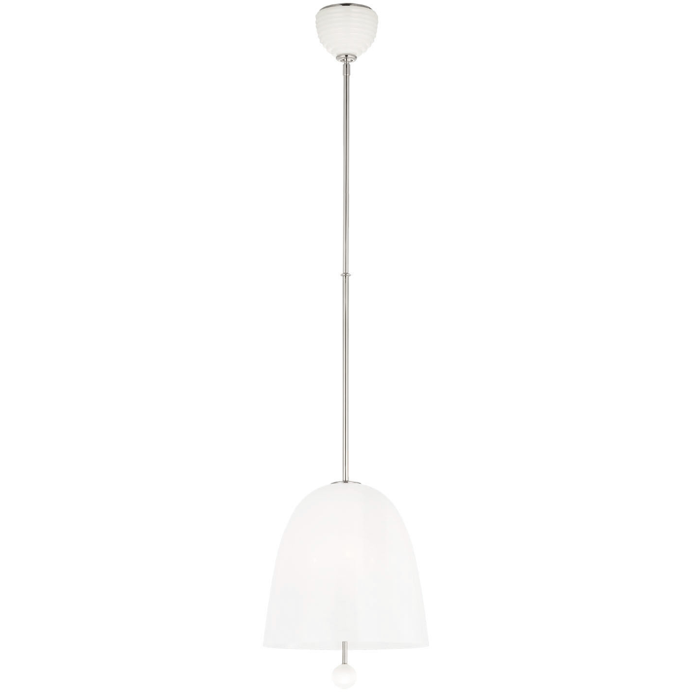 AERIN Brisa LED 12.75 inch Polished Nickel Pendant Ceiling Light