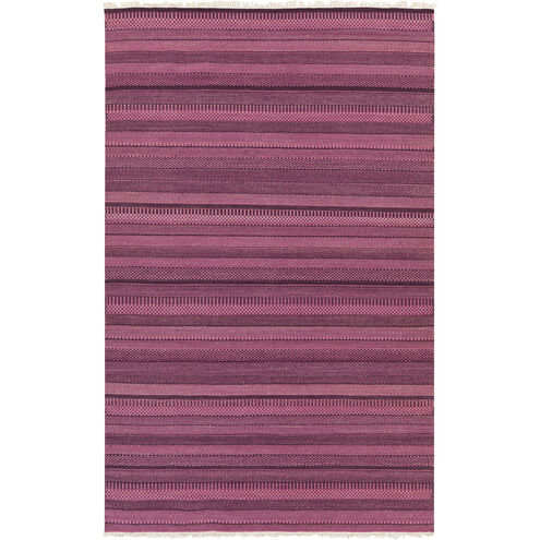 Tibet 120 X 96 inch Garnet, Bright Pink, Burgundy Rug