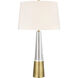 Bodil 31 inch 150.00 watt Clear with Brass Table Lamp Portable Light