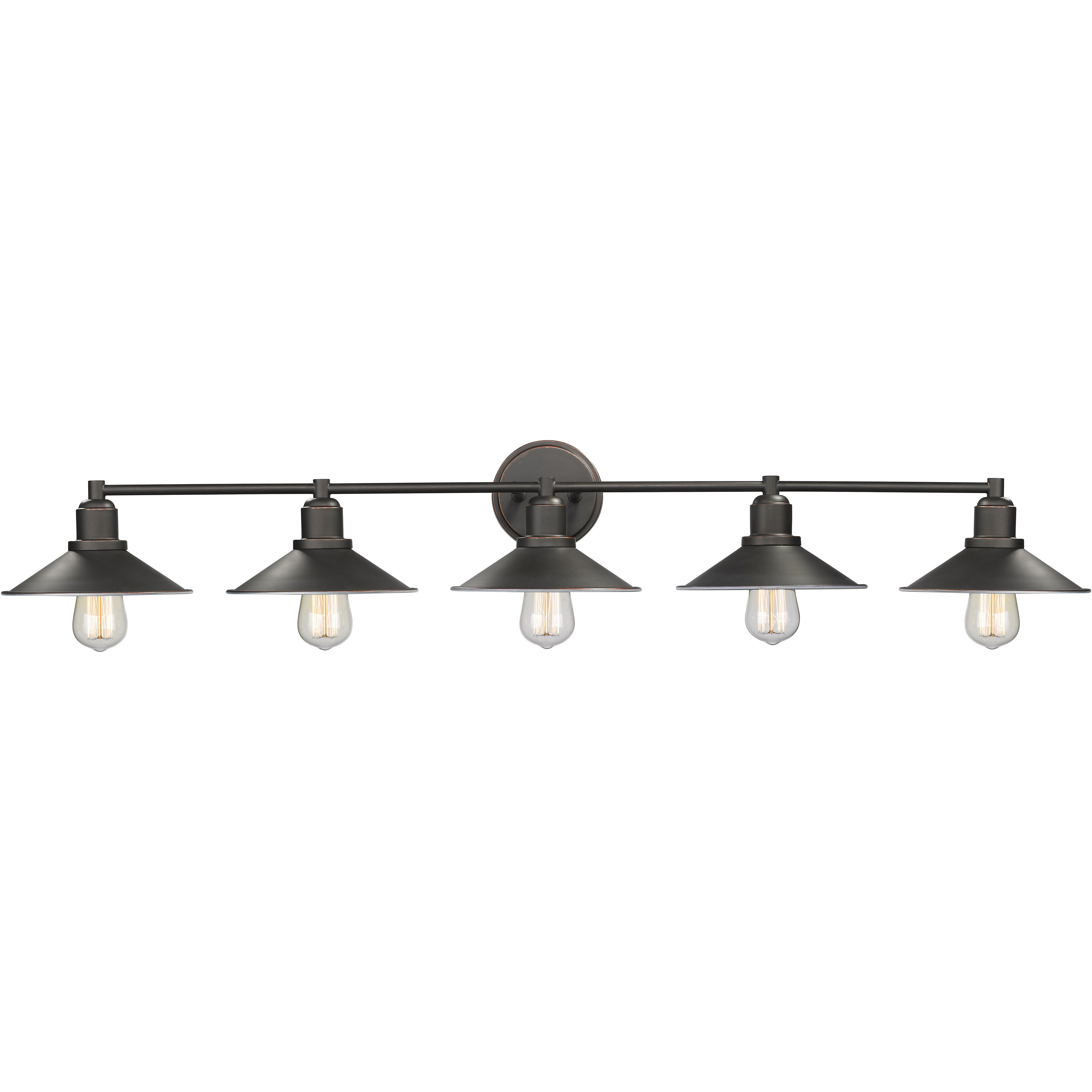Casa 5 Light 46 inch Olde Bronze Vanity Wall Light in Olde Bronze Steel