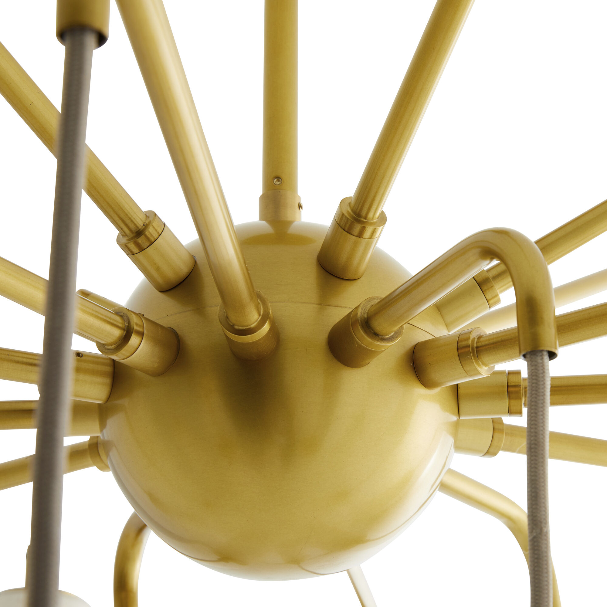 Mika 18 Light 41 inch Opal Swirl and Antique Brass Chandelier Ceiling Light