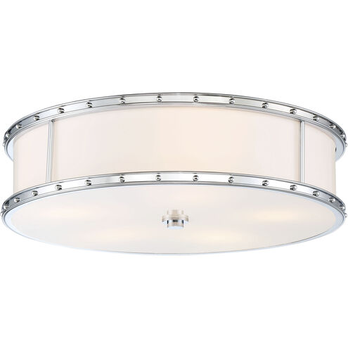 ML LED 20 inch Chrome Flush Mount Ceiling Light