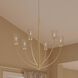 Jheni 6 Light 30 inch Brushed Gold Chandelier Ceiling Light