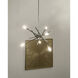 Archer LED 26 inch Brushed Nickel with Brushed Bronze Indoor Chandelier Ceiling Light