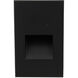 Tyler 120 3.8 watt Black Step and Wall Lighting in 3000K, WAC Lighting