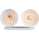 Journey 2 Light 17 inch Natural White Bath Vanity Light Wall Light