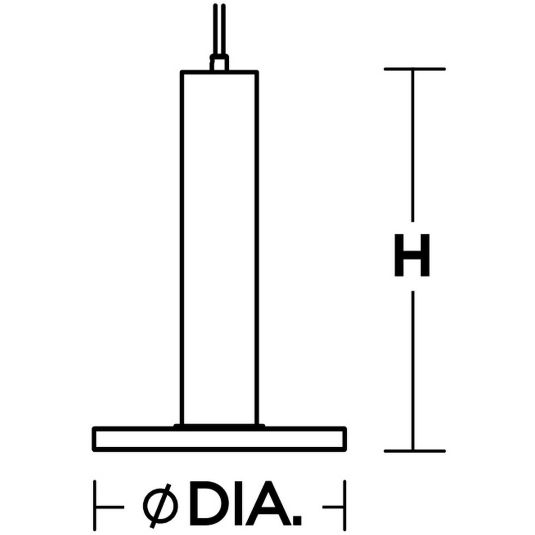 Luna Pendant Ceiling Light in White