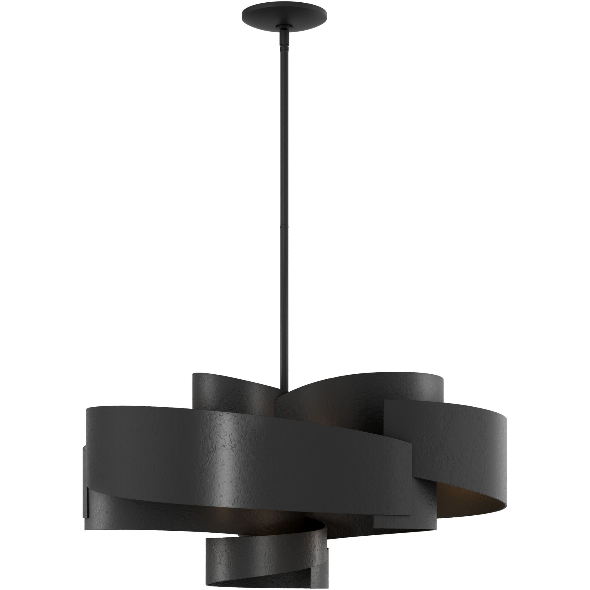 Zen 6 Light 34.1 inch Black Pendant Ceiling Light