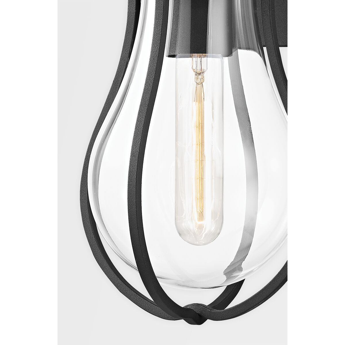 Bowie 1 Light 14 inch Texture Black Outdoor Wall Sconce