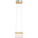 Cowbell LED 6.3 inch Sterling Mini Pendant Ceiling Light in Clear with Frost