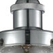 Bell 1 Light 6.5 inch Polished Chrome Semi-Flush Mount Ceiling Light