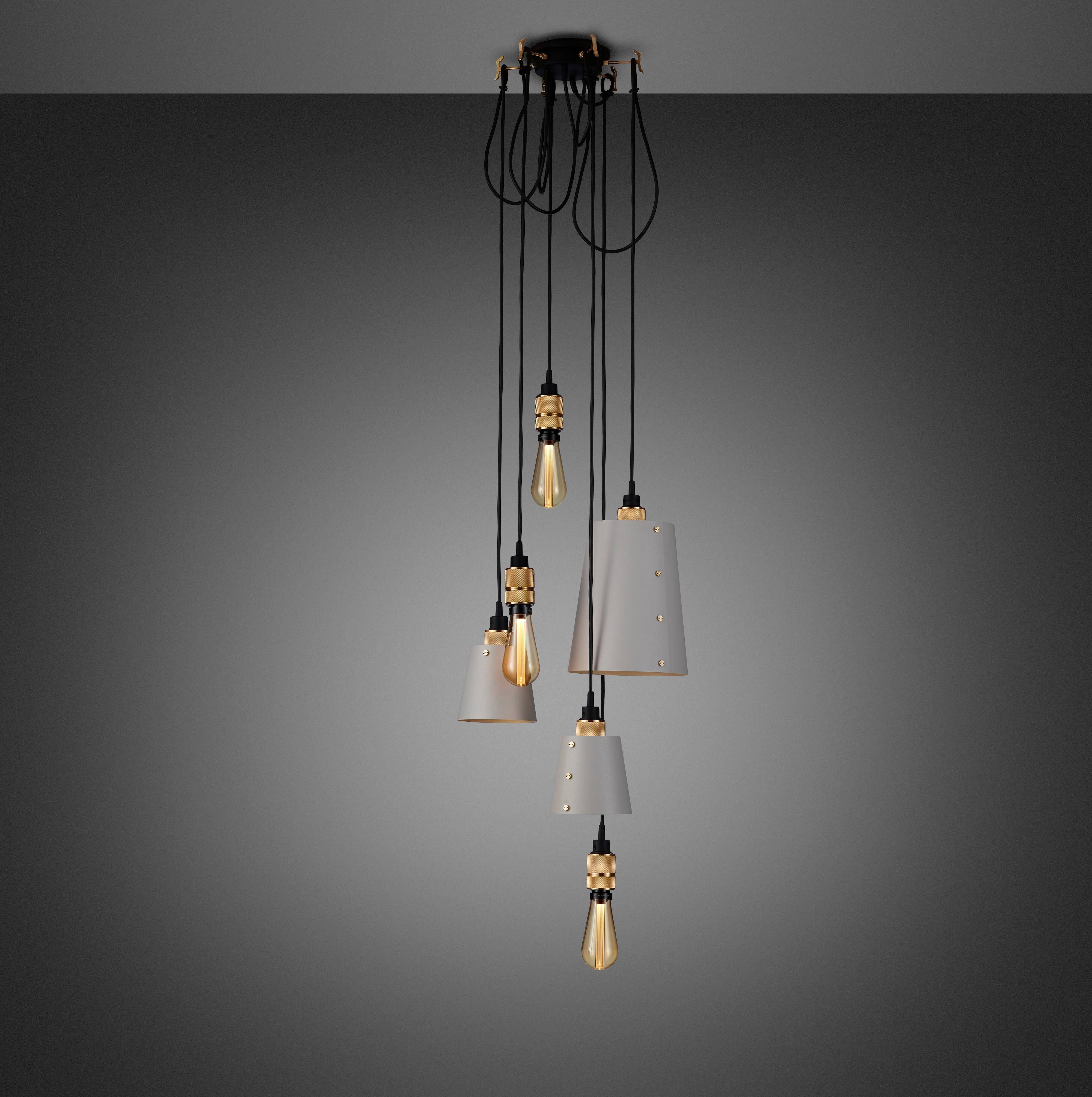 Hooked 6.0 LED 8.27 inch Stone / Brass Pendant Ceiling Light, Mix