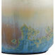 Dawning 23 inch 150 watt Yellow and Blue Table Lamp Portable Light