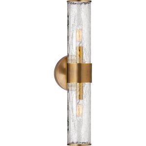 Kelly Wearstler Liaison 2 Light 5 inch Antique-Burnished Brass Bath Sconce Wall Light