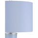 Duende 29.5 inch 150 watt Blue and Clear Table Lamp Portable Light