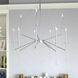 Kedzie LED 32 inch Polished Nickel Chandelier Ceiling Light