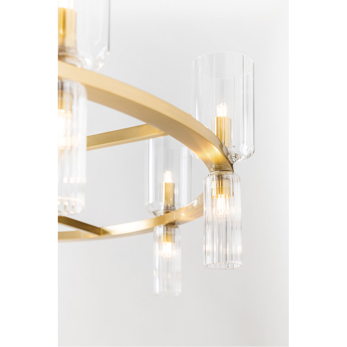 Tabitha 16 Light 34 inch Aged Brass Chandelier Ceiling Light