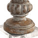 Treneece 32 inch 150 watt Aged Pecan with Antique Gray Wash Table Lamp Portable Light