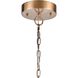 Calla LED 26 inch Natural Brass Chandelier Ceiling Light