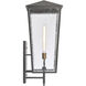 Marquis 2 Light 32 inch Matte Black Outdoor Sconce