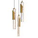 Valira LED 8 inch Brass Mini Pendant Ceiling Light