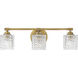 Elle 3 Light 24 inch Heritage Brass Vanity Light Wall Light