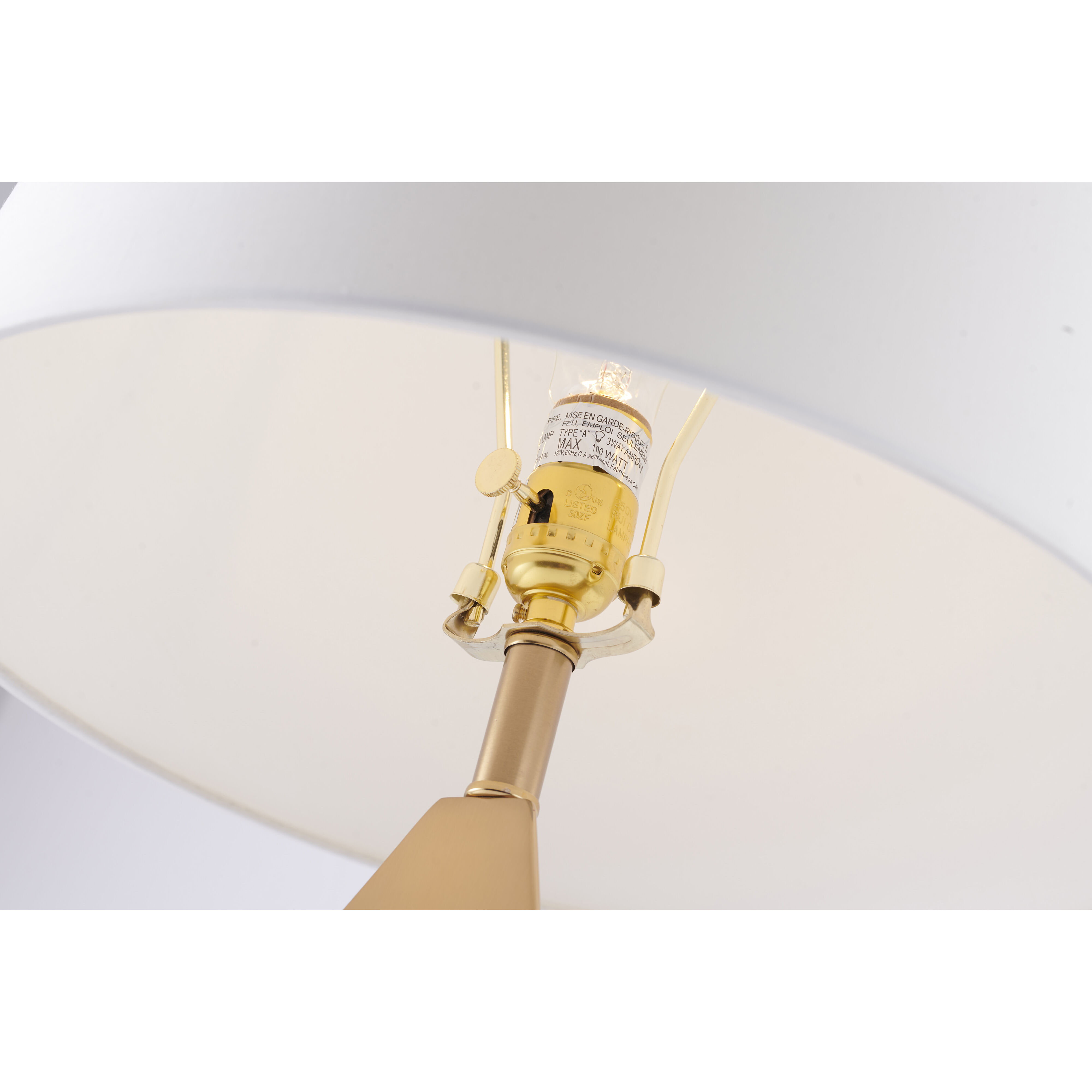 Canada 24.8 inch 60.00 watt Gold Table Lamp Portable Light