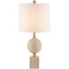 Adorno 32 inch 150.00 watt Natural/Beige/Antique Brass Table Lamp Portable Light