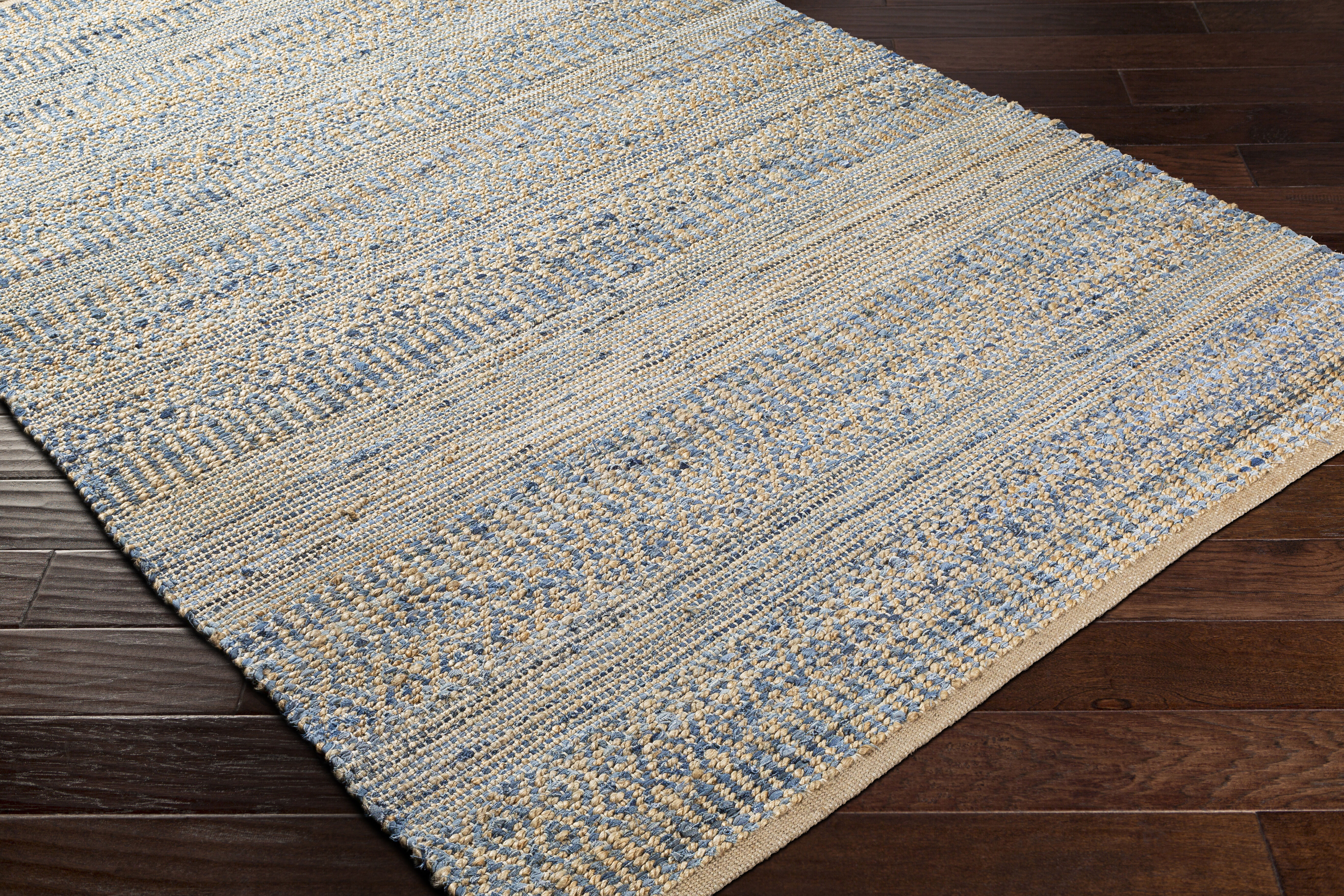 Lexington 36 X 24 inch Blue Rug in 2 x 3, Rectangle