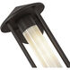 Alora Mood Tenko 1 Light 12.63 inch Bronze and Glossy Opal Glass Outdoor Wall Light