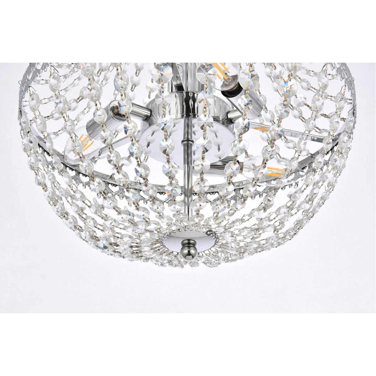 Valeria 5 Light 14 inch Chrome Pendant Ceiling Light