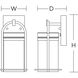 Langston LED 12.25 inch Black Outdoor Wall Sconce